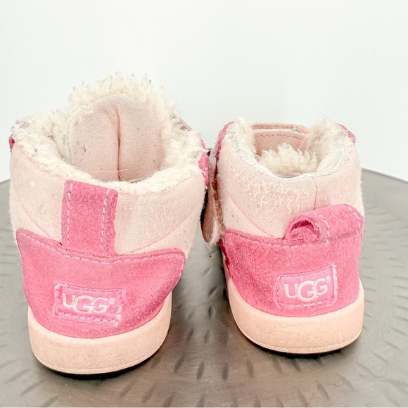 UGG PRITCHARD GENUINE SHEARLING LINED BOOTIE PINK AZALEA BABY - Picture 5 of 8